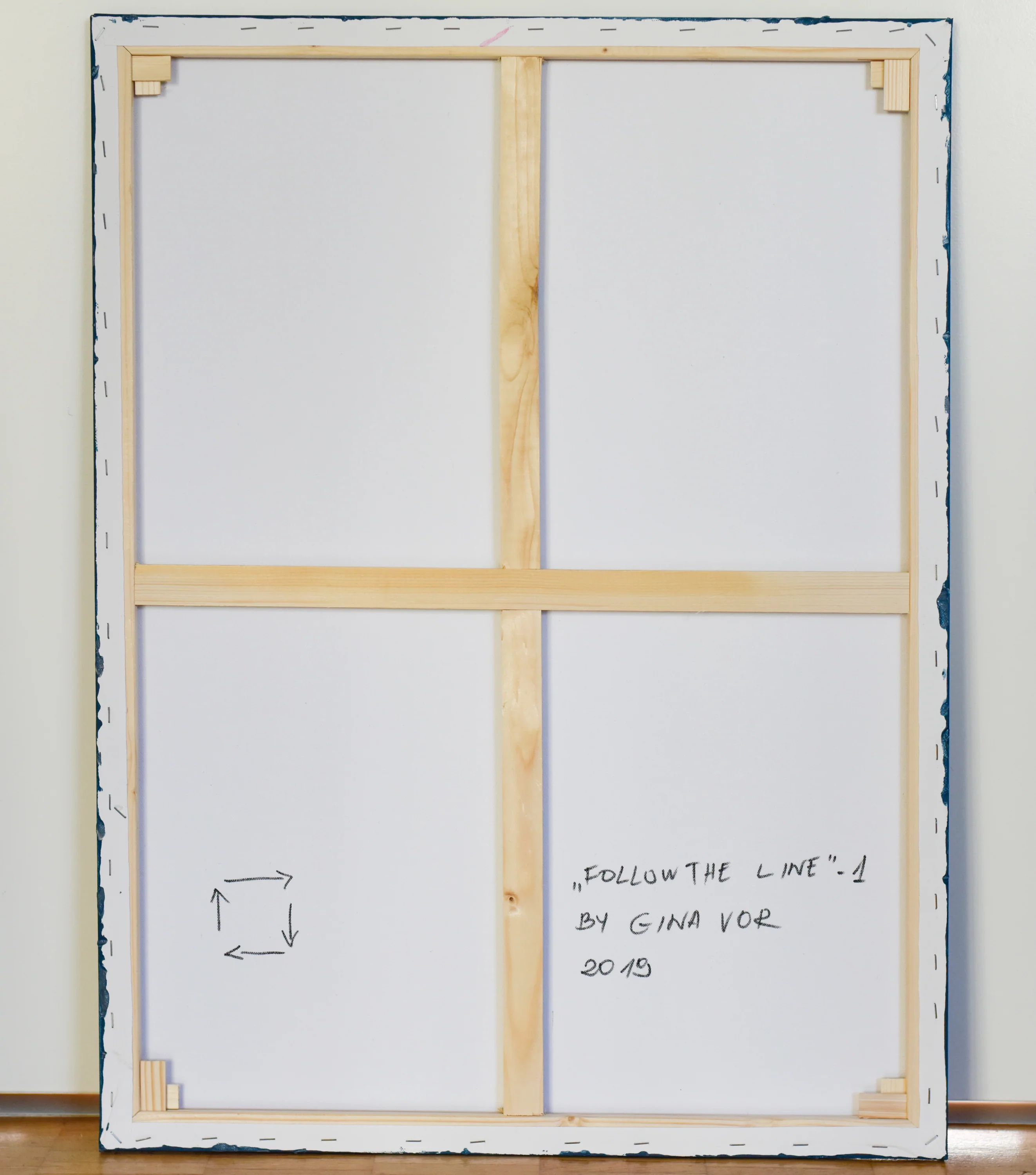 Abstract Painting | Follow the Line 1 - Image 4