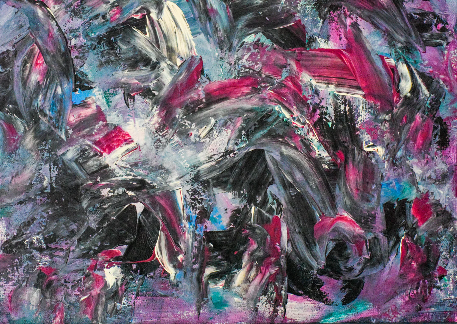 Abstract Painting | Saved By The Black - Image 4