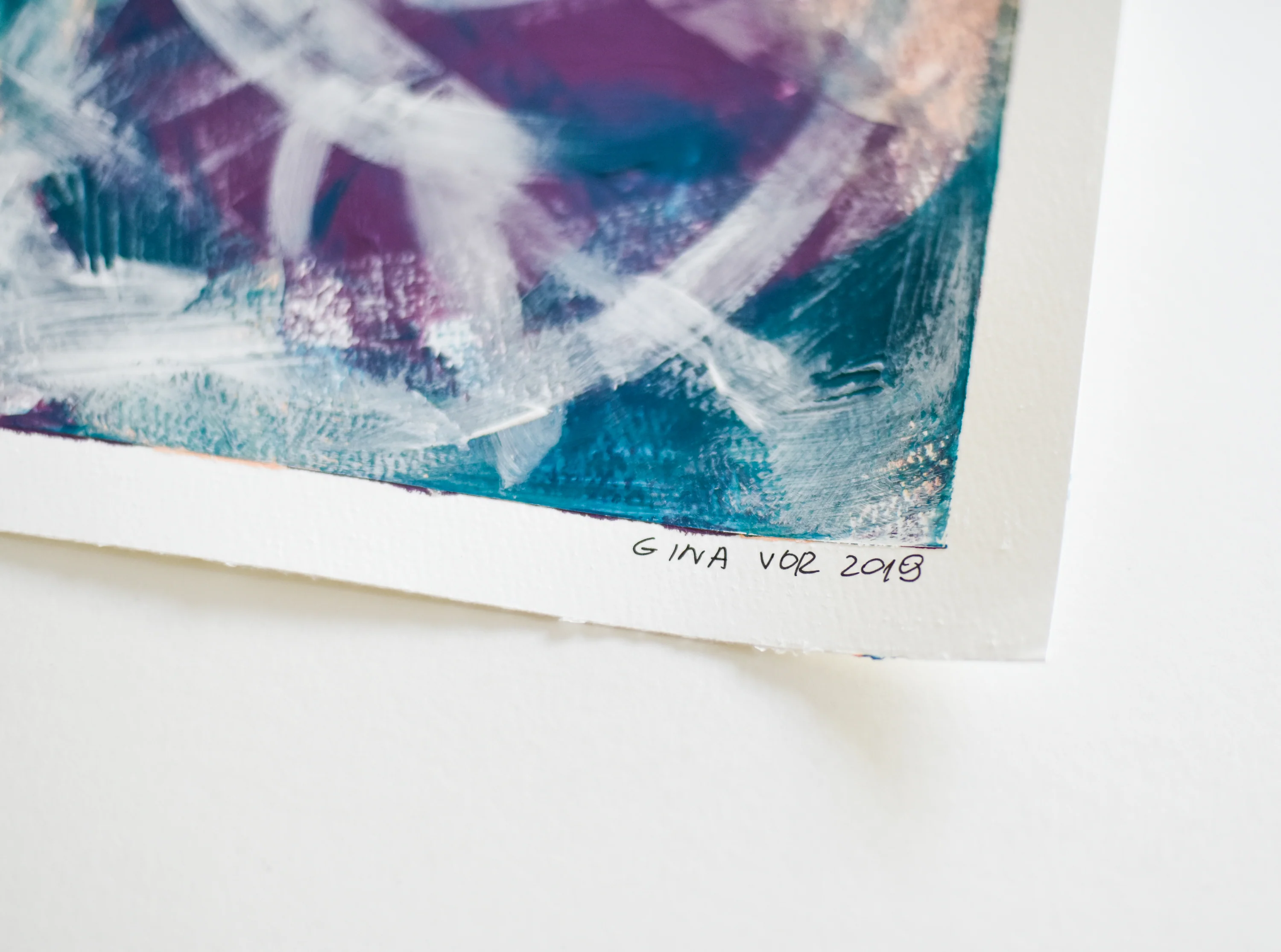 Painting on Paper | Waterfall 2 - Image 3