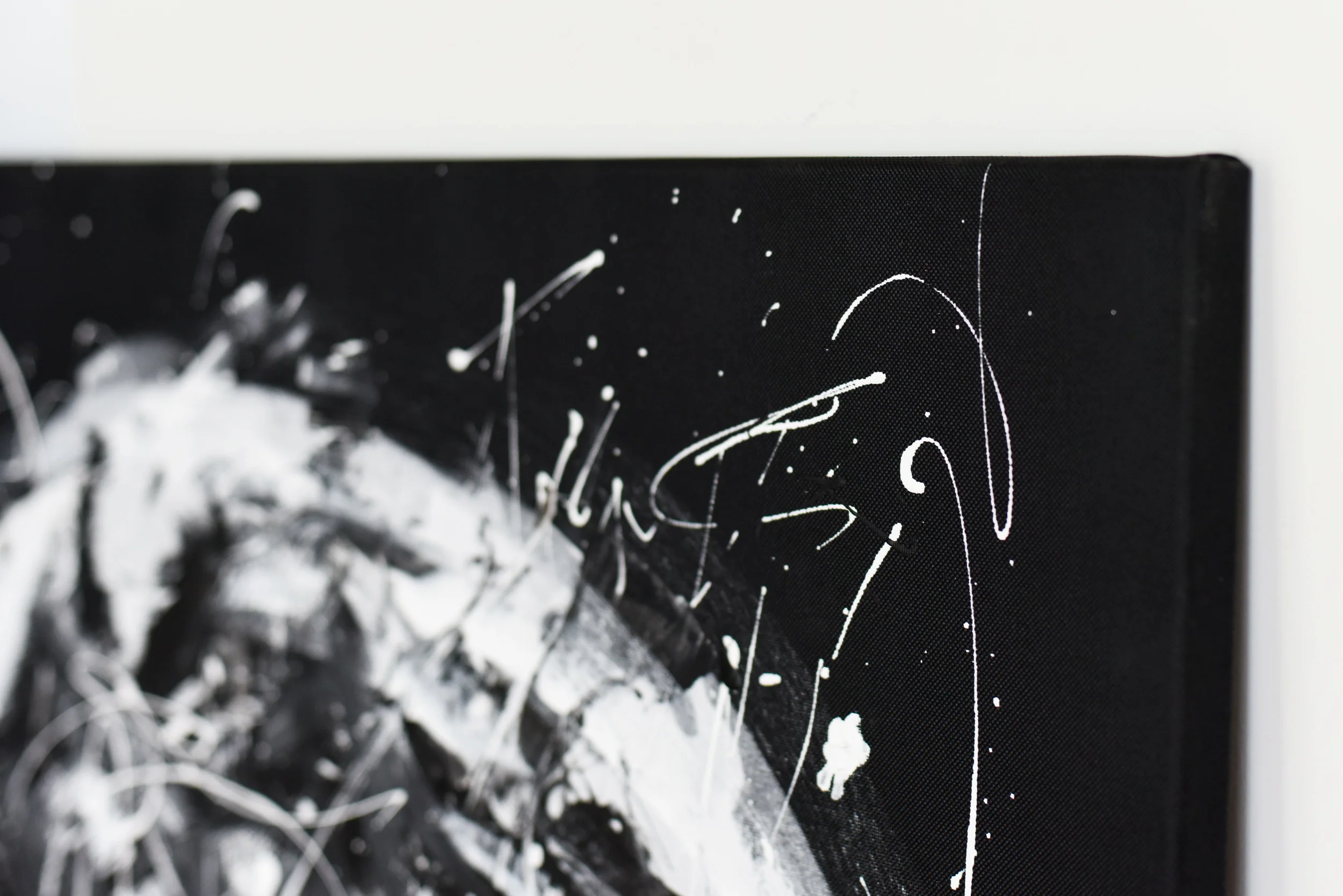 Abstract Painting | White and Black 2 - Image 3
