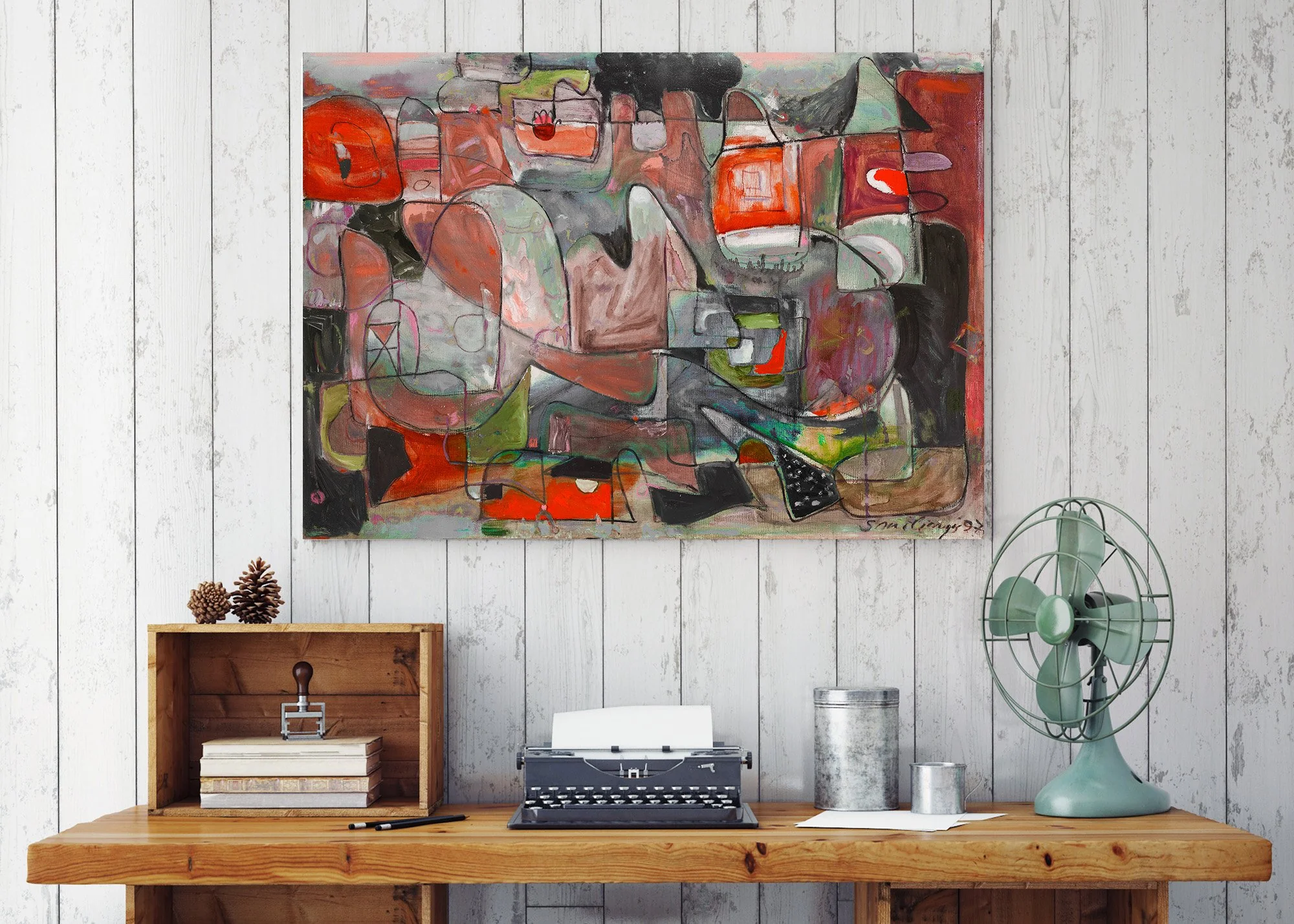 Art Print on Canvas | Silent City - Image 3